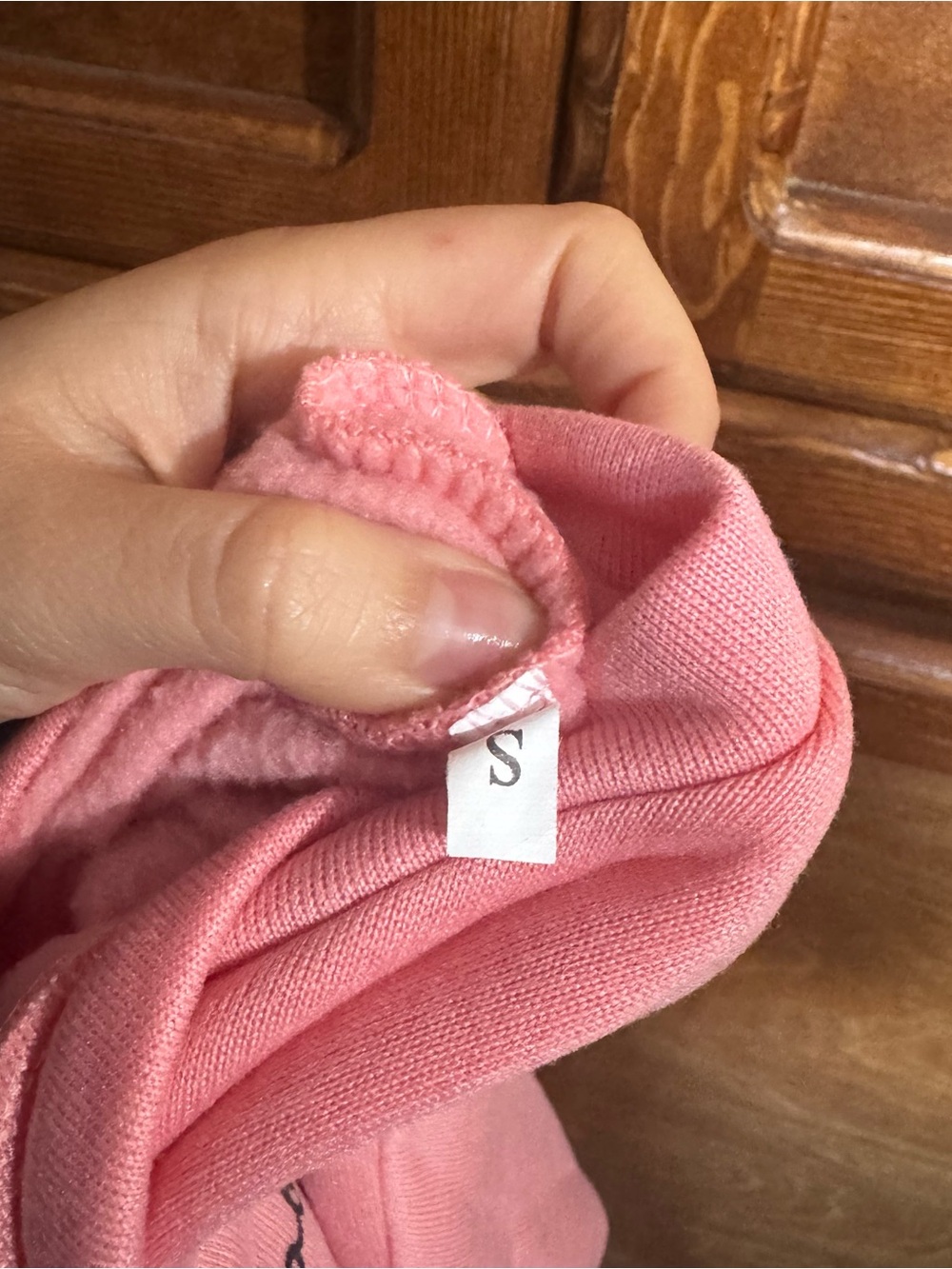 Light Pink Cropped Sweatshirt - Size S - Picture 4 of 4